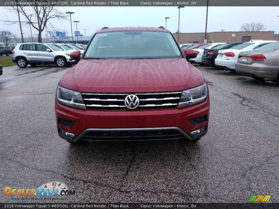 2018 Volkswagen Tiguan S 4MOTION Cardinal Red Metallic / Titan Black Photo #1