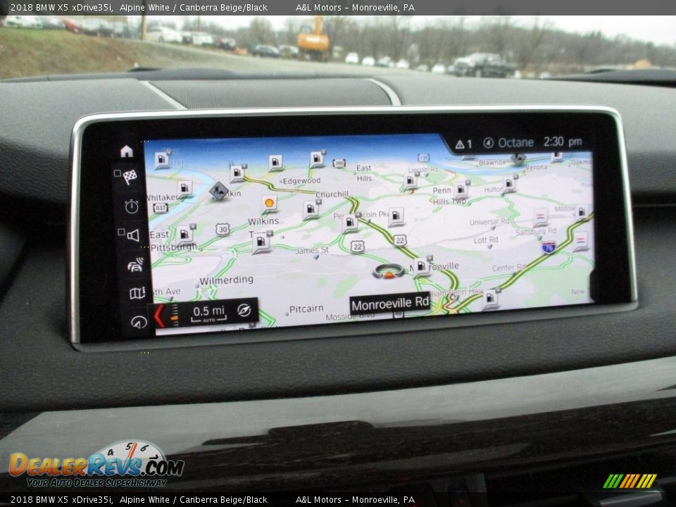 2018 BMW X5 xDrive35i Alpine White / Canberra Beige/Black Photo #16