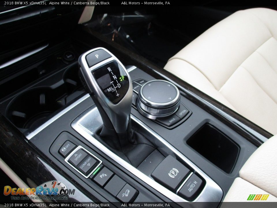 2018 BMW X5 xDrive35i Alpine White / Canberra Beige/Black Photo #18