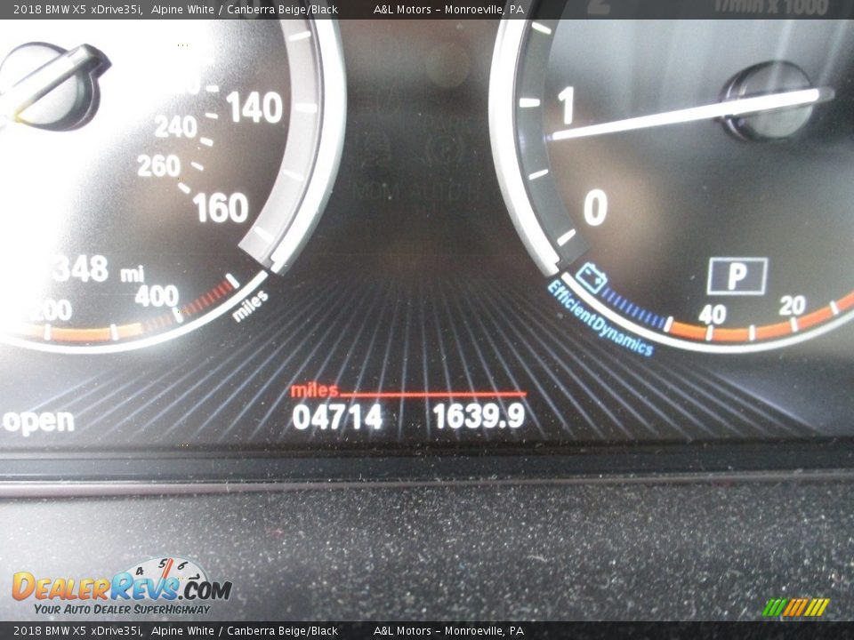 2018 BMW X5 xDrive35i Alpine White / Canberra Beige/Black Photo #20