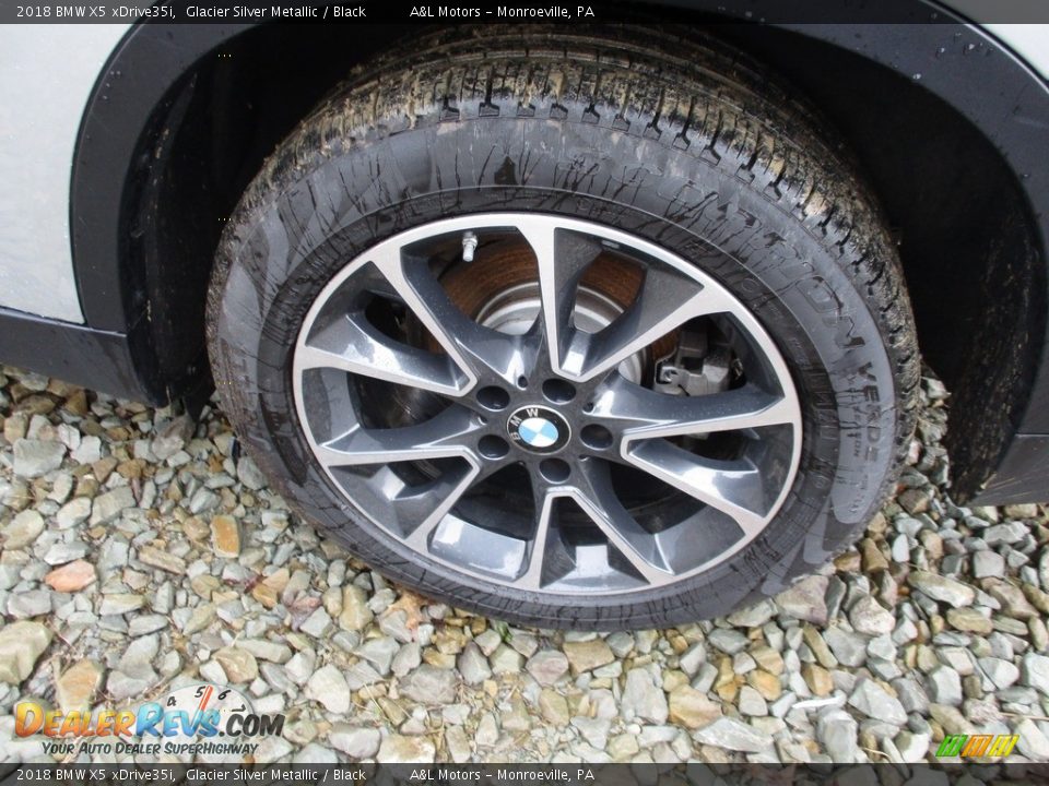 2018 BMW X5 xDrive35i Glacier Silver Metallic / Black Photo #6