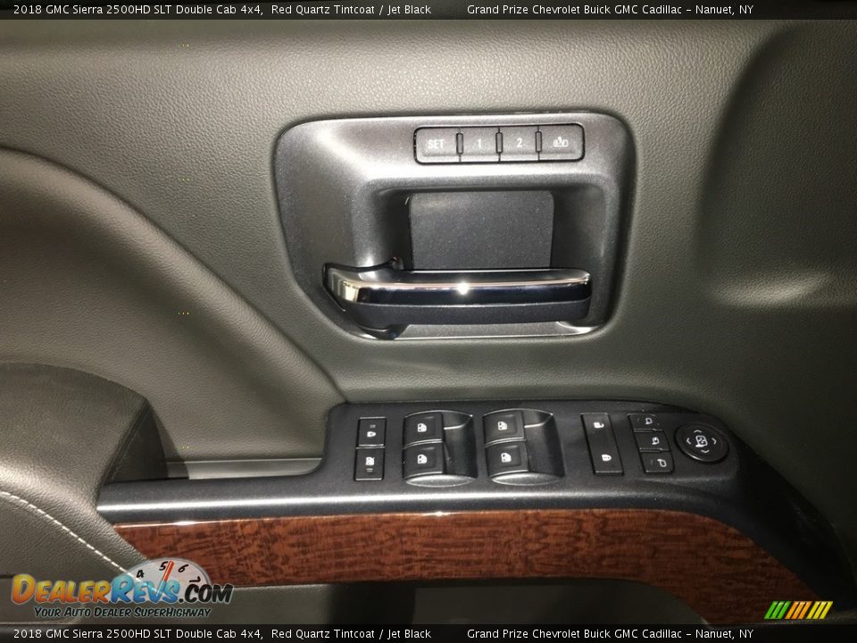 2018 GMC Sierra 2500HD SLT Double Cab 4x4 Red Quartz Tintcoat / Jet Black Photo #11