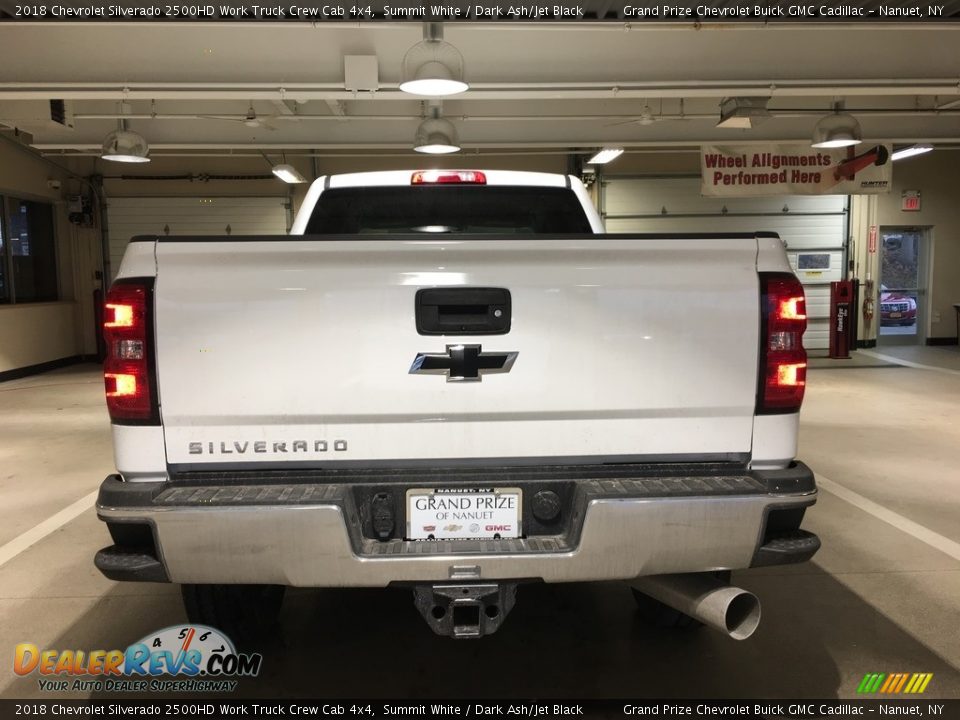 2018 Chevrolet Silverado 2500HD Work Truck Crew Cab 4x4 Summit White / Dark Ash/Jet Black Photo #5