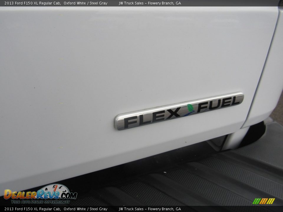 2013 Ford F150 XL Regular Cab Oxford White / Steel Gray Photo #24