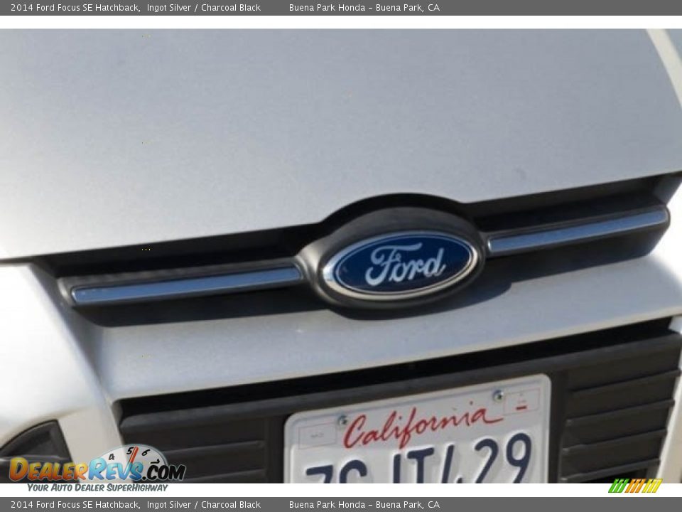2014 Ford Focus SE Hatchback Ingot Silver / Charcoal Black Photo #8