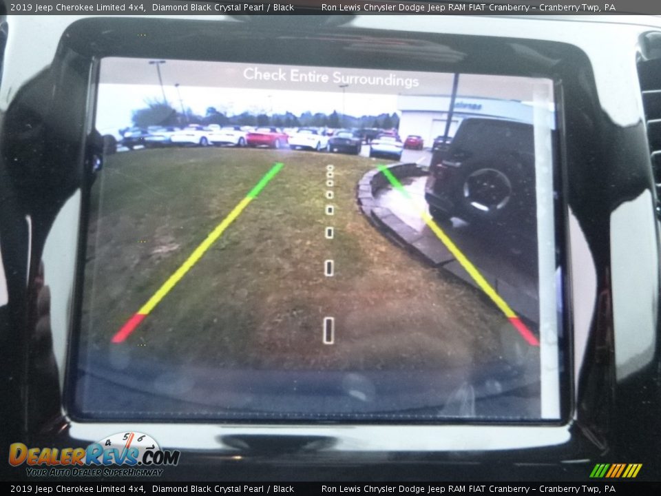 2019 Jeep Cherokee Limited 4x4 Diamond Black Crystal Pearl / Black Photo #16