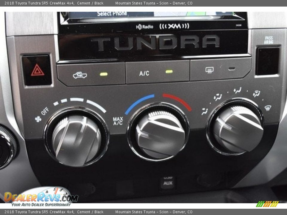 2018 Toyota Tundra SR5 CrewMax 4x4 Cement / Black Photo #28