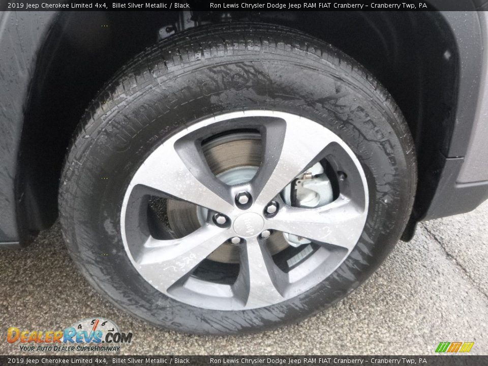 2019 Jeep Cherokee Limited 4x4 Billet Silver Metallic / Black Photo #9