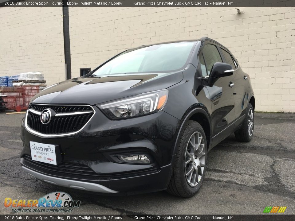 2018 Buick Encore Sport Touring Ebony Twilight Metallic / Ebony Photo #2