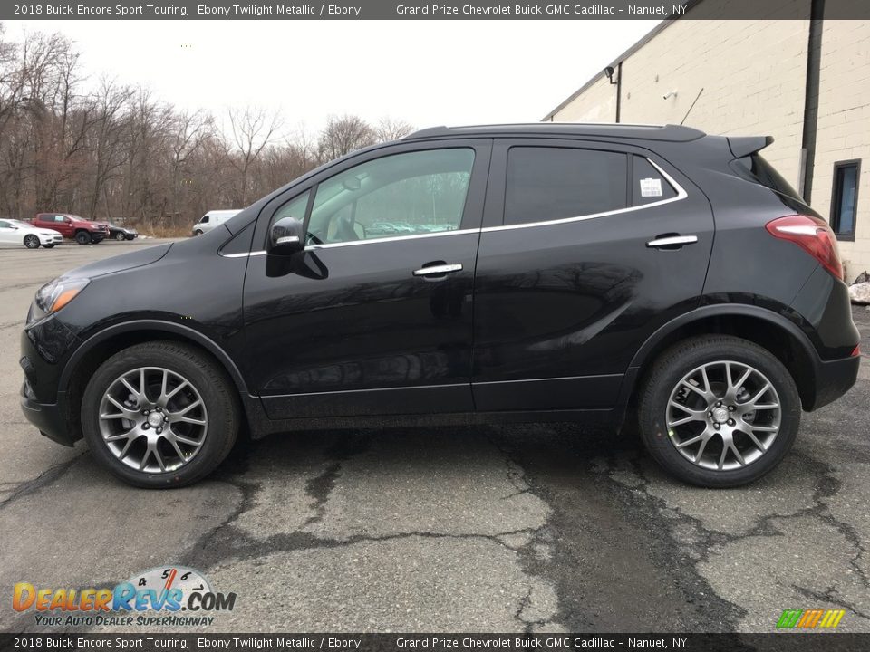 Ebony Twilight Metallic 2018 Buick Encore Sport Touring Photo #3
