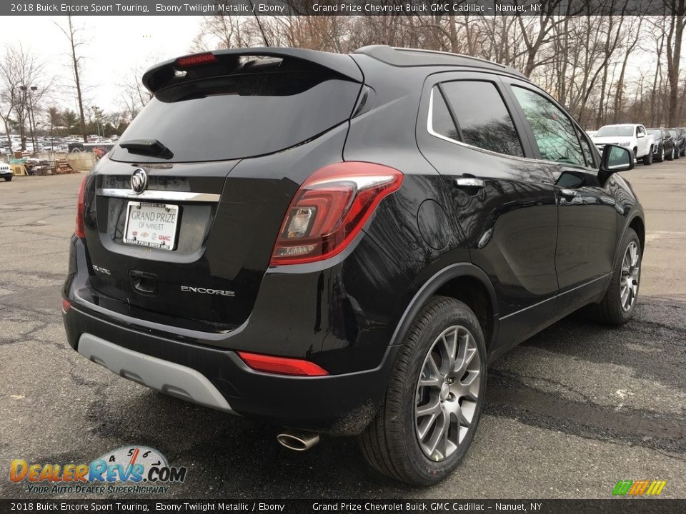 2018 Buick Encore Sport Touring Ebony Twilight Metallic / Ebony Photo #6