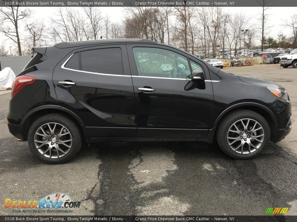 Ebony Twilight Metallic 2018 Buick Encore Sport Touring Photo #7