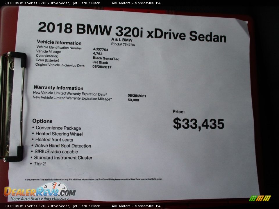 2018 BMW 3 Series 320i xDrive Sedan Jet Black / Black Photo #12