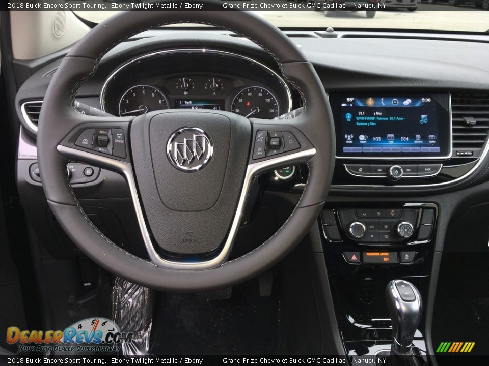2018 Buick Encore Sport Touring Ebony Twilight Metallic / Ebony Photo #12