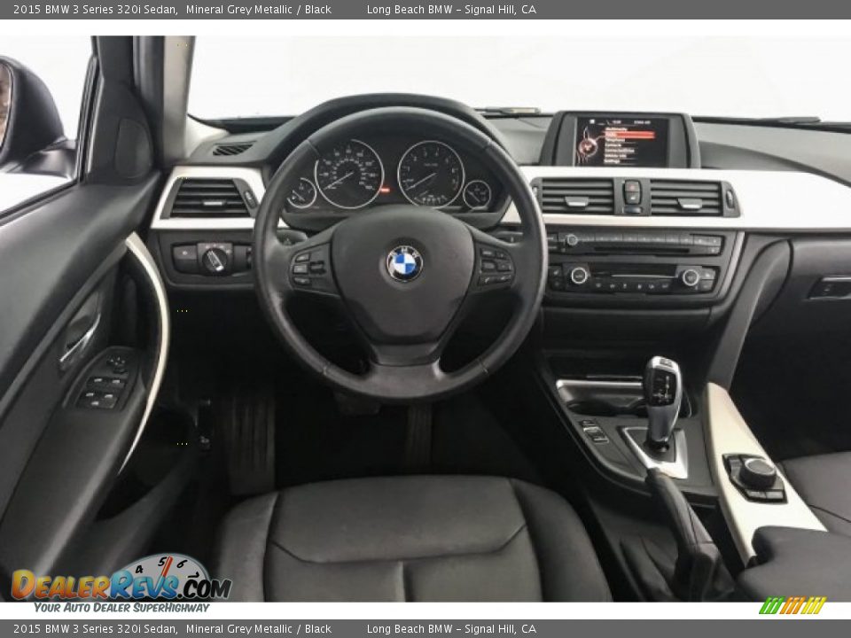 2015 BMW 3 Series 320i Sedan Mineral Grey Metallic / Black Photo #4
