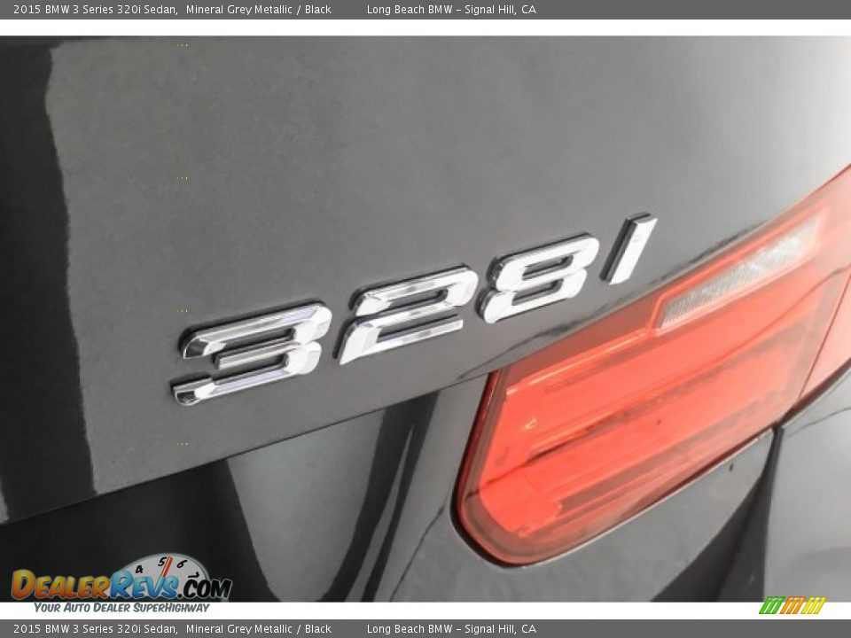 2015 BMW 3 Series 320i Sedan Mineral Grey Metallic / Black Photo #7