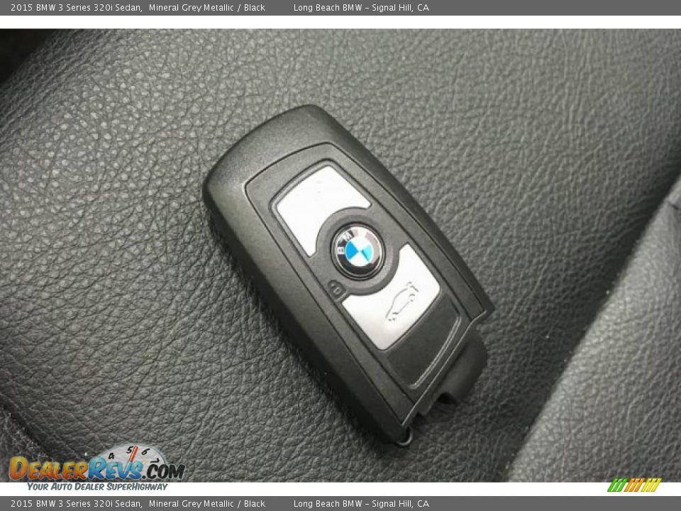 2015 BMW 3 Series 320i Sedan Mineral Grey Metallic / Black Photo #10