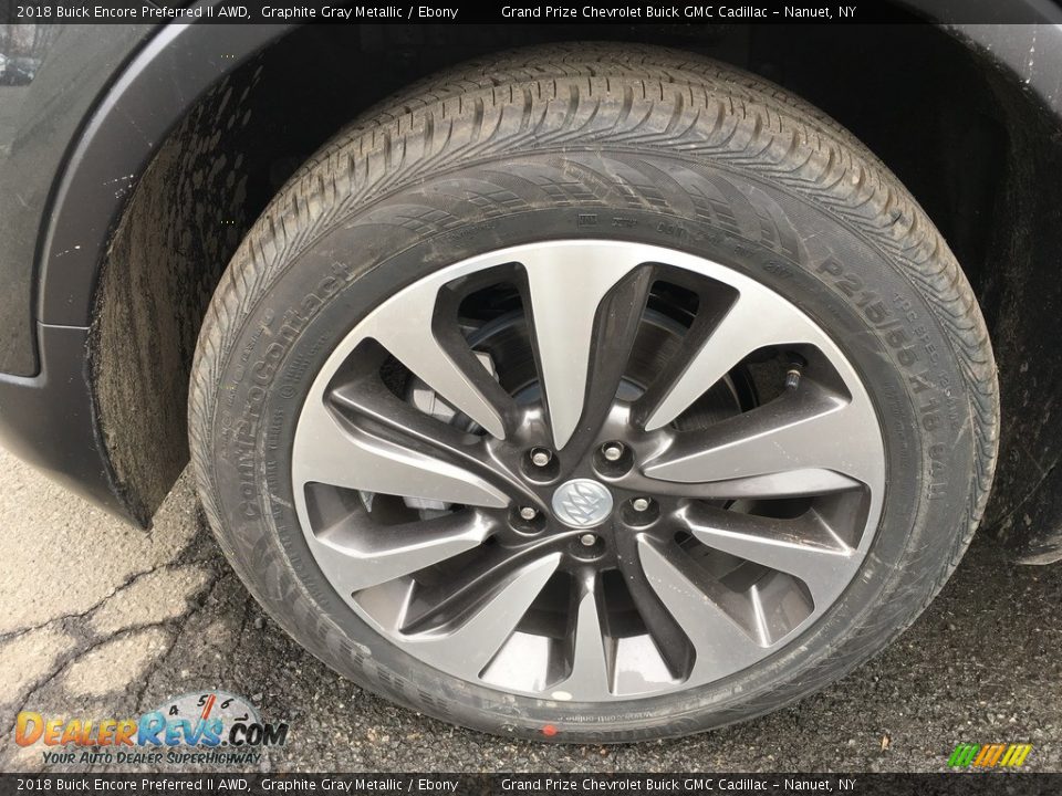 2018 Buick Encore Preferred II AWD Graphite Gray Metallic / Ebony Photo #10