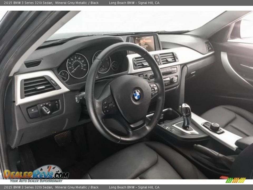 2015 BMW 3 Series 320i Sedan Mineral Grey Metallic / Black Photo #18