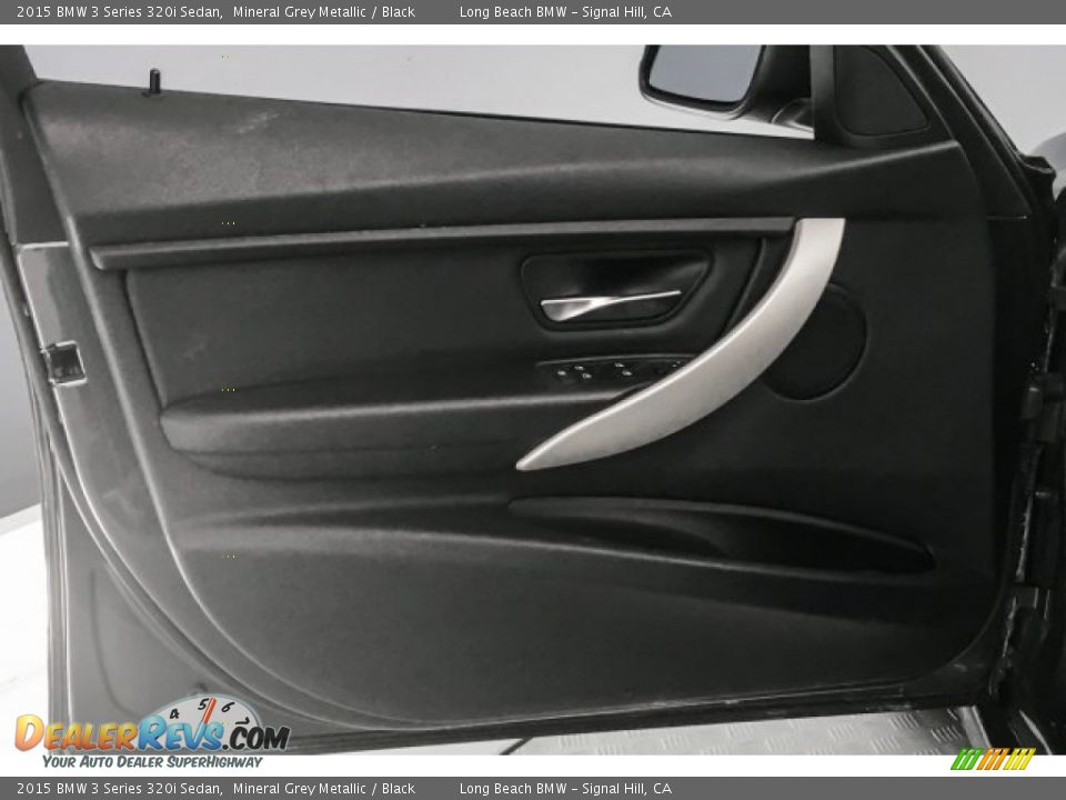 2015 BMW 3 Series 320i Sedan Mineral Grey Metallic / Black Photo #21
