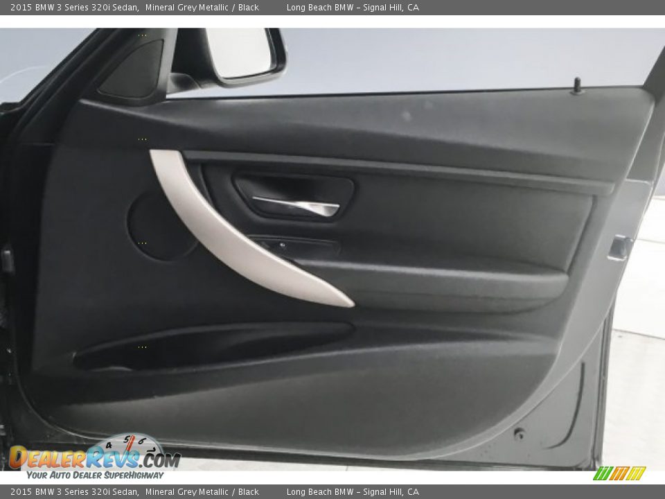 2015 BMW 3 Series 320i Sedan Mineral Grey Metallic / Black Photo #25