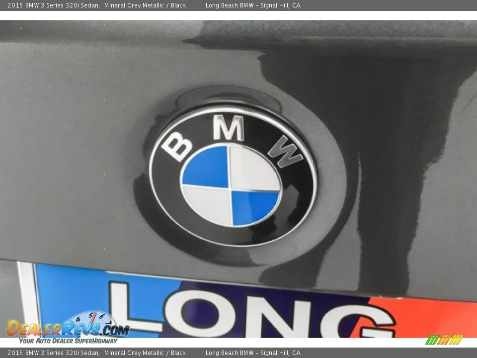 2015 BMW 3 Series 320i Sedan Mineral Grey Metallic / Black Photo #29