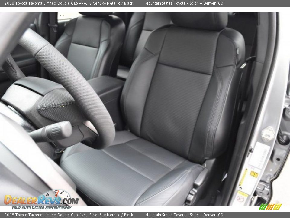 2018 Toyota Tacoma Limited Double Cab 4x4 Silver Sky Metallic / Black Photo #7