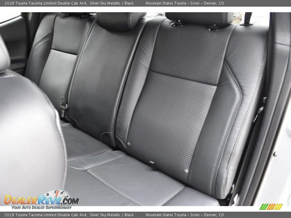 2018 Toyota Tacoma Limited Double Cab 4x4 Silver Sky Metallic / Black Photo #16