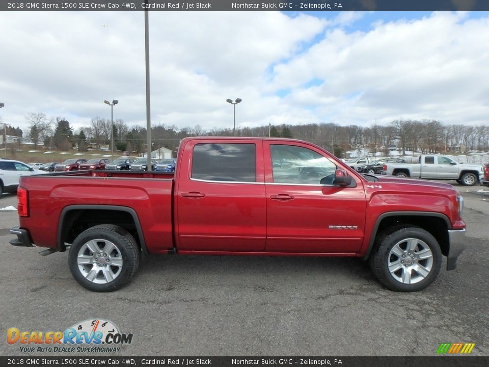Cardinal Red 2018 GMC Sierra 1500 SLE Crew Cab 4WD Photo #4