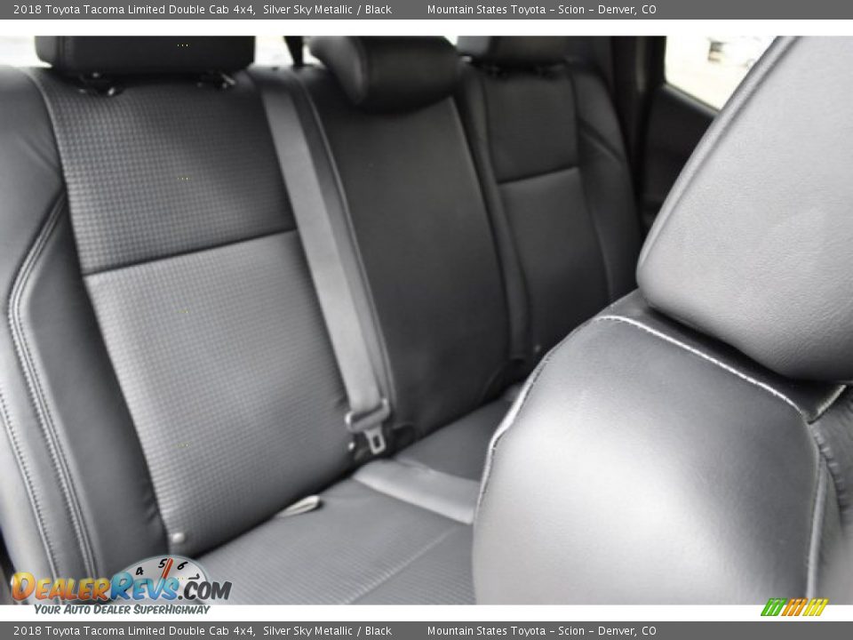 2018 Toyota Tacoma Limited Double Cab 4x4 Silver Sky Metallic / Black Photo #19