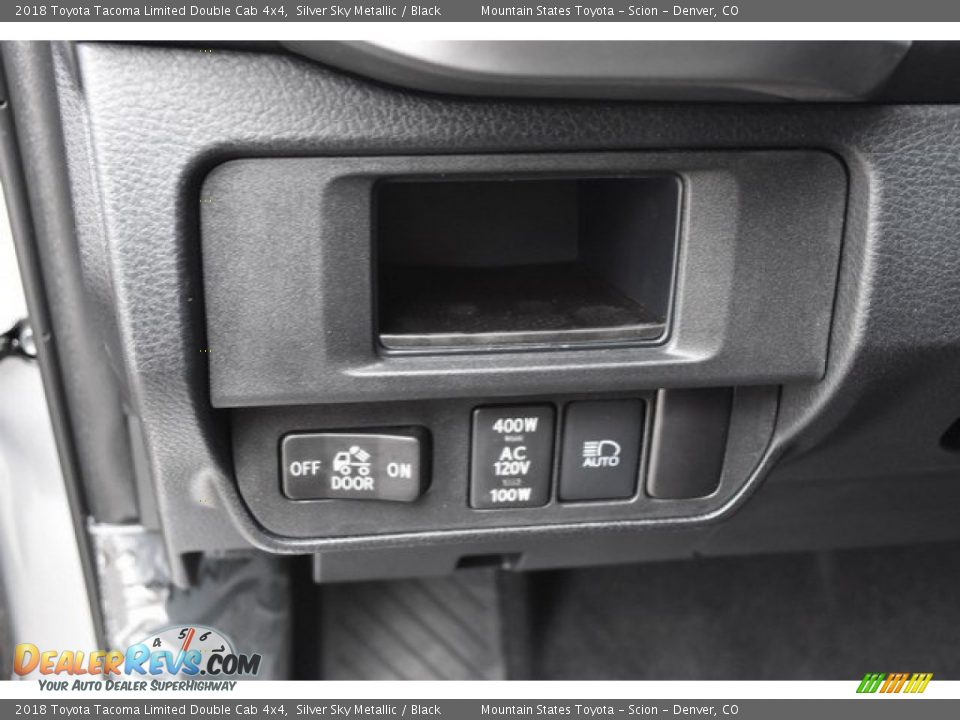 2018 Toyota Tacoma Limited Double Cab 4x4 Silver Sky Metallic / Black Photo #25