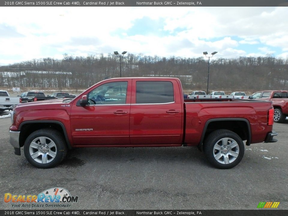 Cardinal Red 2018 GMC Sierra 1500 SLE Crew Cab 4WD Photo #8