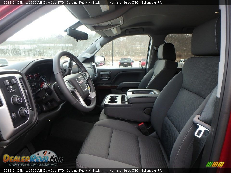 2018 GMC Sierra 1500 SLE Crew Cab 4WD Cardinal Red / Jet Black Photo #10
