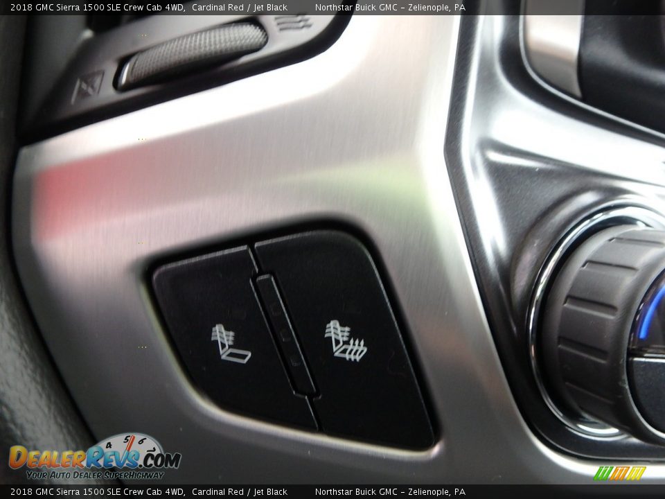 Controls of 2018 GMC Sierra 1500 SLE Crew Cab 4WD Photo #17