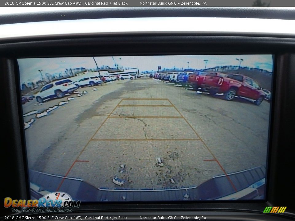 2018 GMC Sierra 1500 SLE Crew Cab 4WD Cardinal Red / Jet Black Photo #20