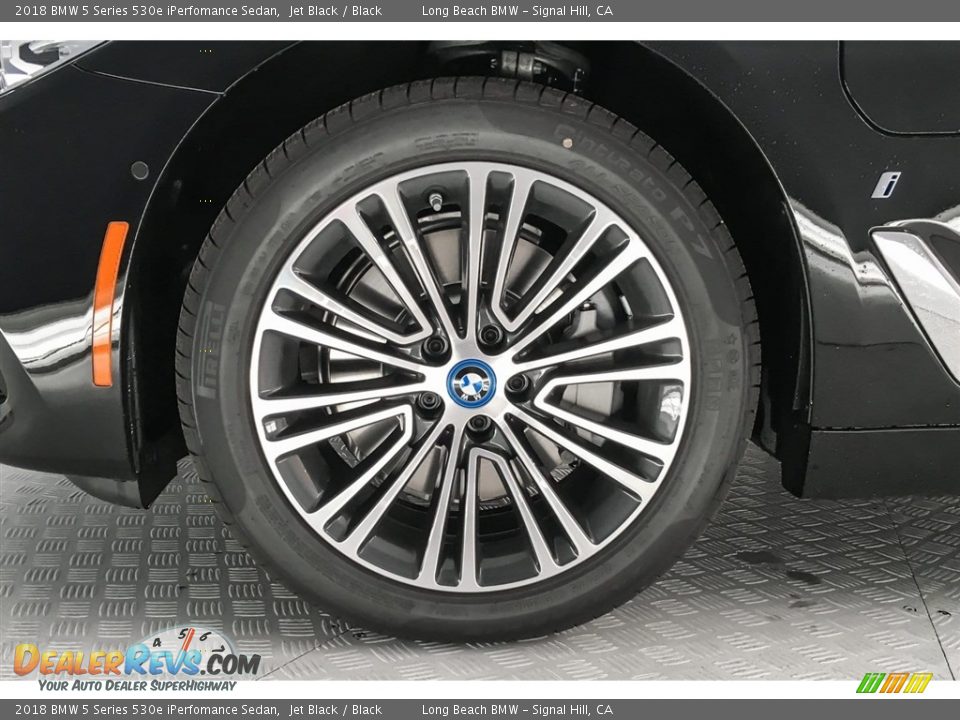 2018 BMW 5 Series 530e iPerfomance Sedan Jet Black / Black Photo #9