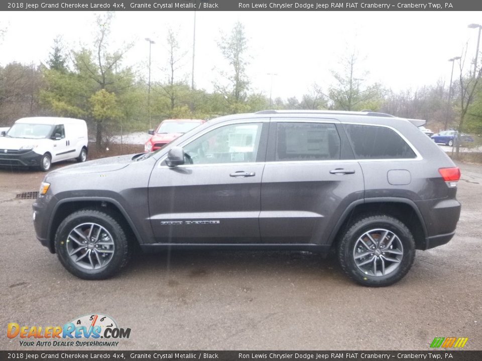 2018 Jeep Grand Cherokee Laredo 4x4 Granite Crystal Metallic / Black Photo #2