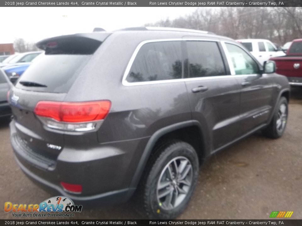 2018 Jeep Grand Cherokee Laredo 4x4 Granite Crystal Metallic / Black Photo #5