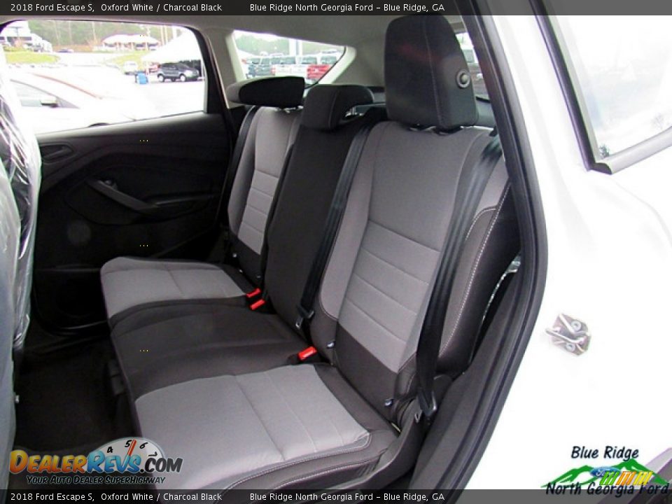 2018 Ford Escape S Oxford White / Charcoal Black Photo #13