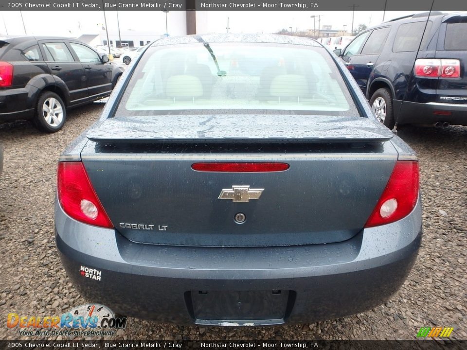 2005 Chevrolet Cobalt LT Sedan Blue Granite Metallic / Gray Photo #3