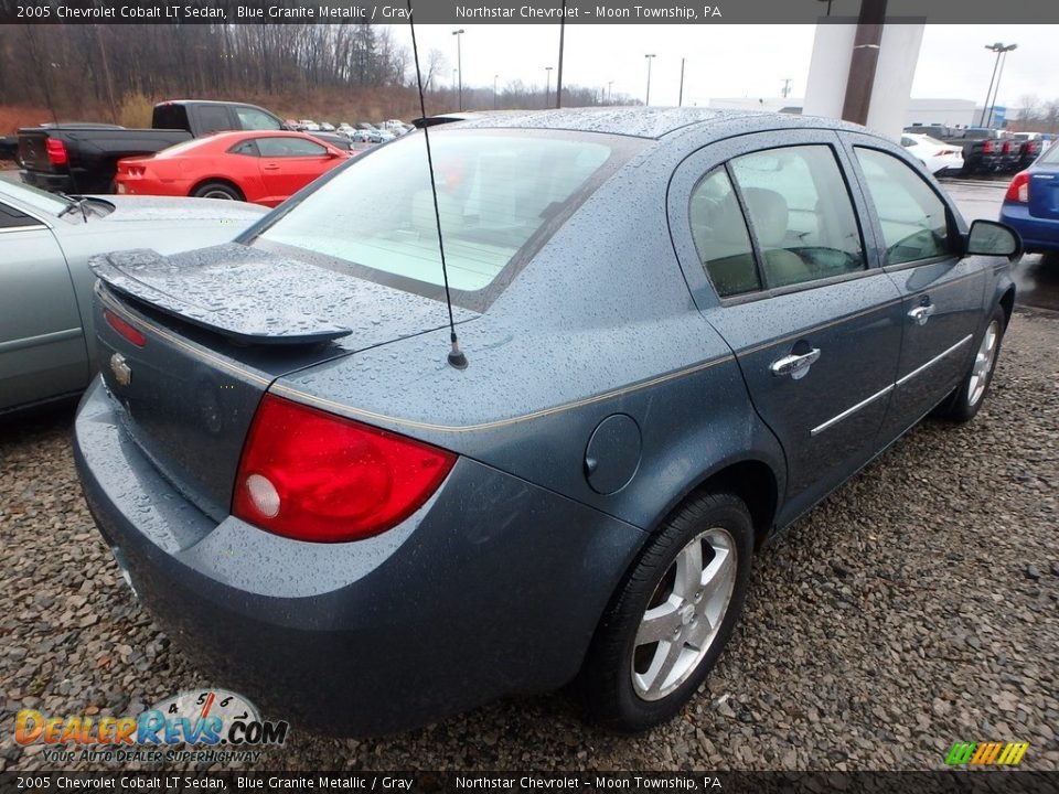 2005 Chevrolet Cobalt LT Sedan Blue Granite Metallic / Gray Photo #4