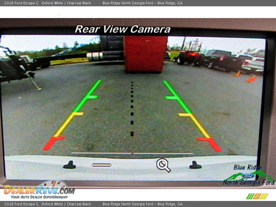 2018 Ford Escape S Oxford White / Charcoal Black Photo #18