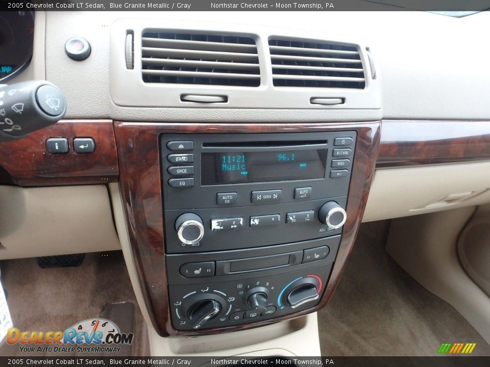 2005 Chevrolet Cobalt LT Sedan Blue Granite Metallic / Gray Photo #13