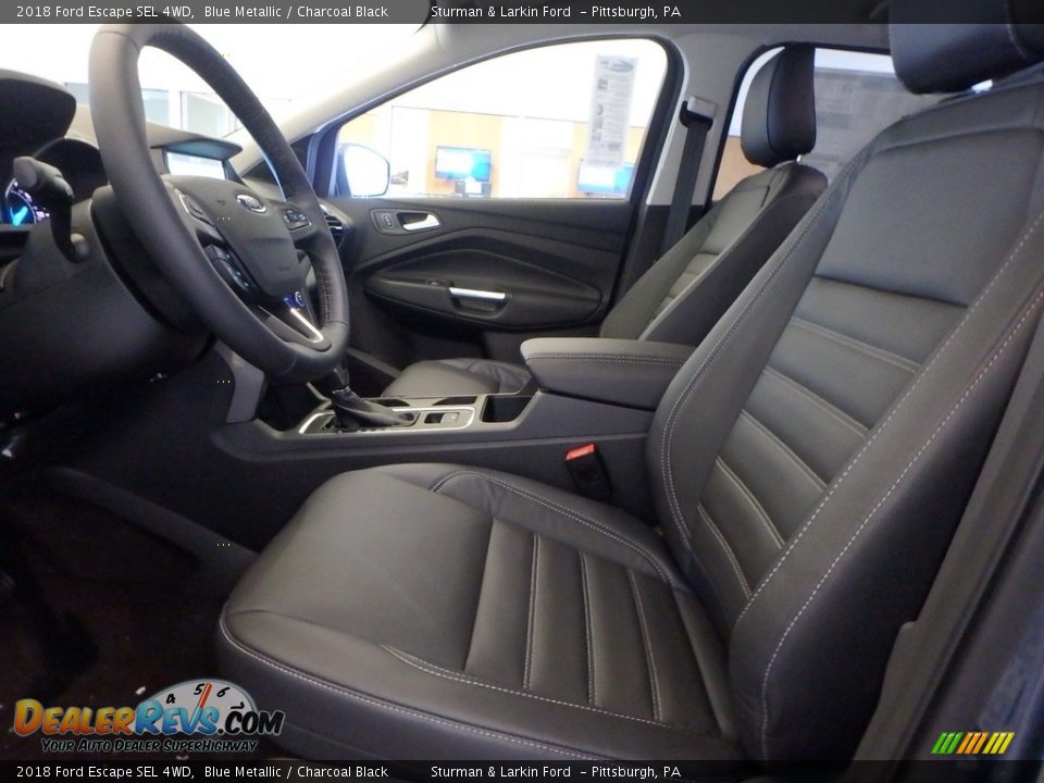 2018 Ford Escape SEL 4WD Blue Metallic / Charcoal Black Photo #6