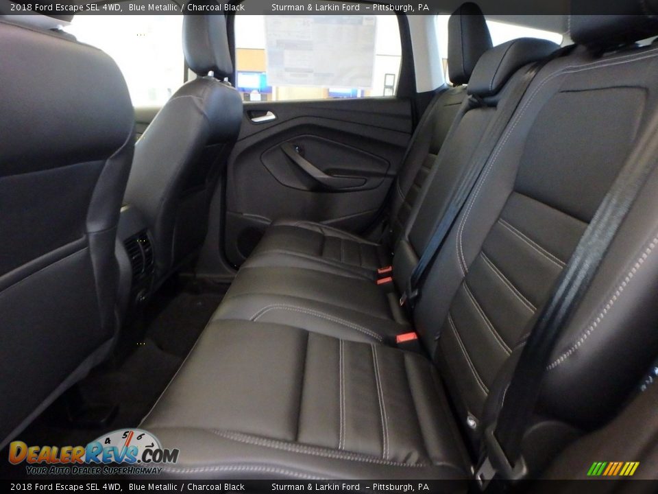 2018 Ford Escape SEL 4WD Blue Metallic / Charcoal Black Photo #7