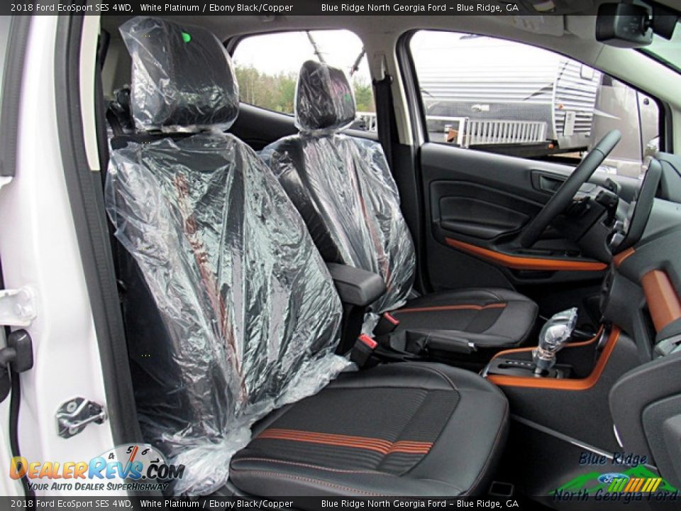 2018 Ford EcoSport SES 4WD White Platinum / Ebony Black/Copper Photo #11