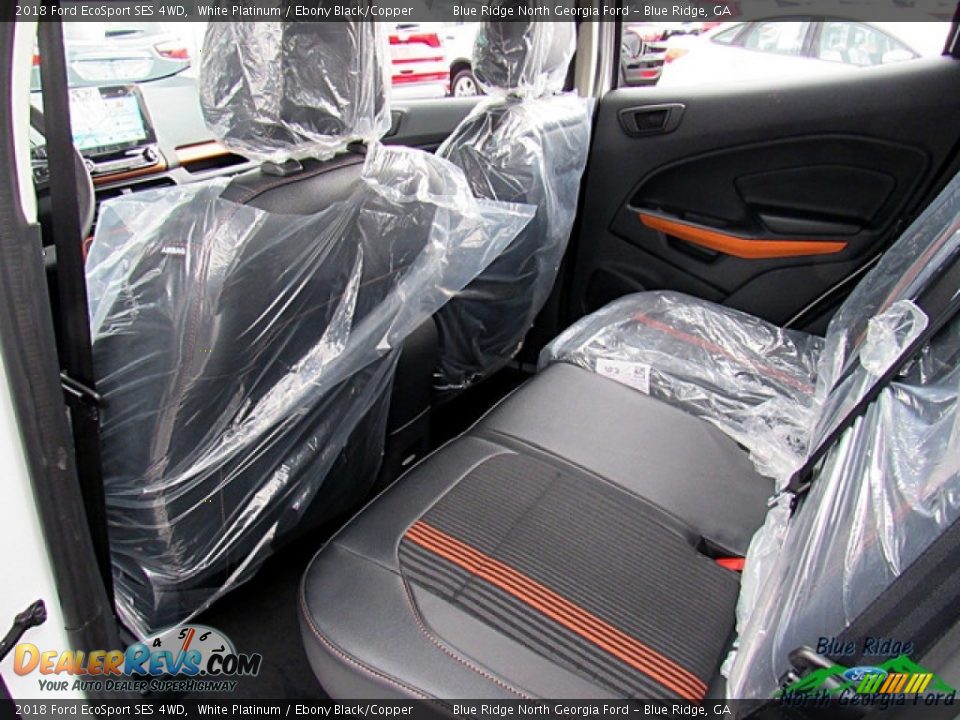 2018 Ford EcoSport SES 4WD White Platinum / Ebony Black/Copper Photo #12