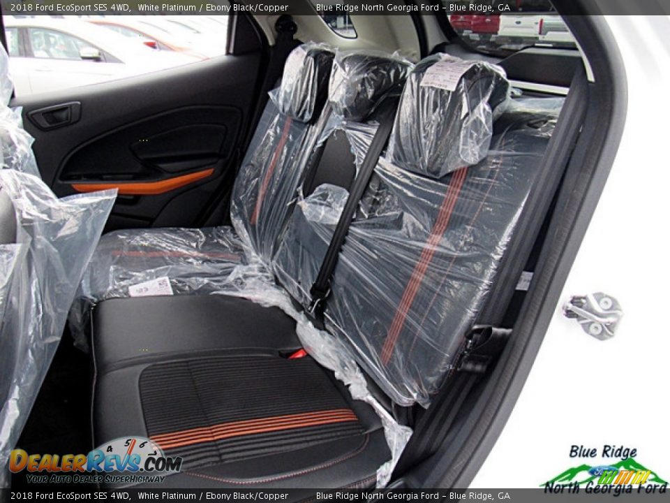 2018 Ford EcoSport SES 4WD White Platinum / Ebony Black/Copper Photo #13