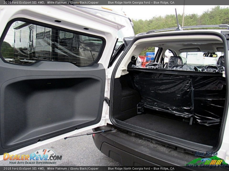 2018 Ford EcoSport SES 4WD White Platinum / Ebony Black/Copper Photo #14