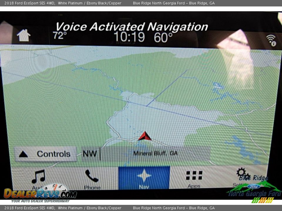 2018 Ford EcoSport SES 4WD White Platinum / Ebony Black/Copper Photo #18